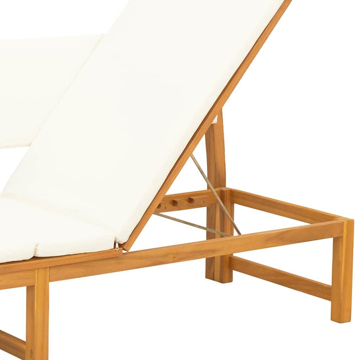 Solstol Olie Naturlig 200 x 57 x 75 cm Massivt akacietræ