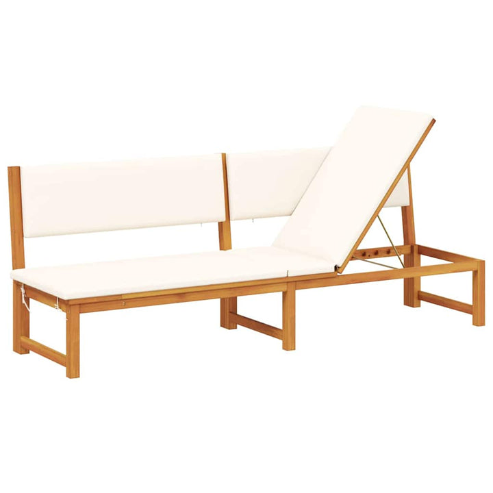 Solstol Olie Naturlig 200 x 57 x 75 cm Massivt akacietræ