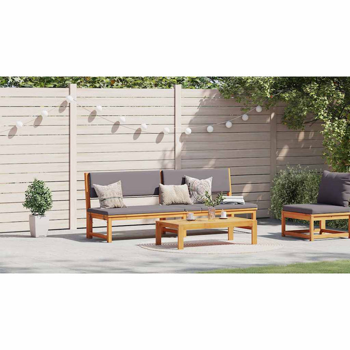 Solstol Olie Naturlig 200 x 57 x 75 cm Massivt akacietræ