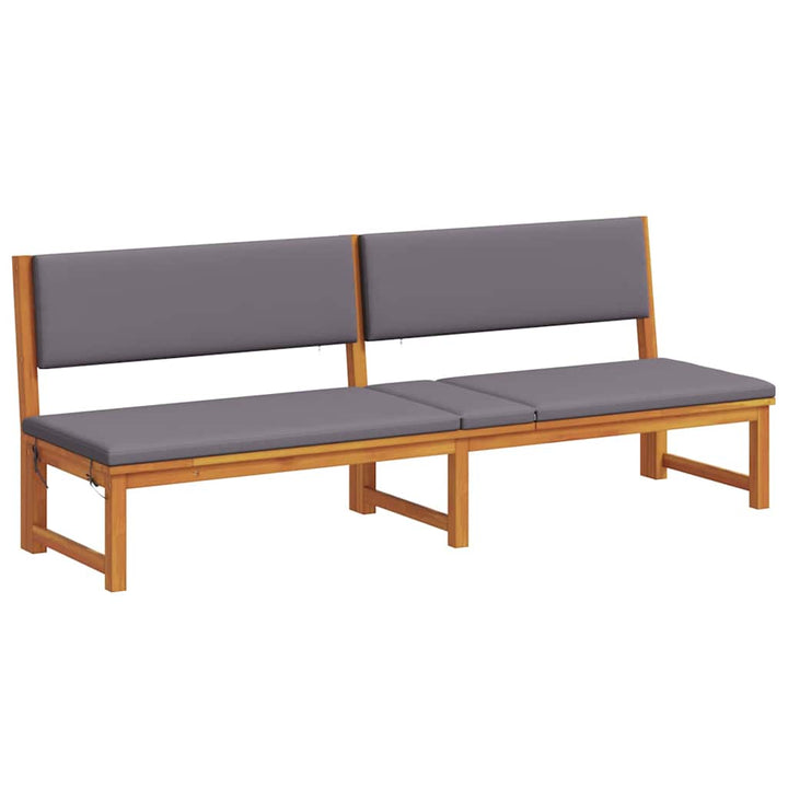 Solstol Olie Naturlig 200 x 57 x 75 cm Massivt akacietræ