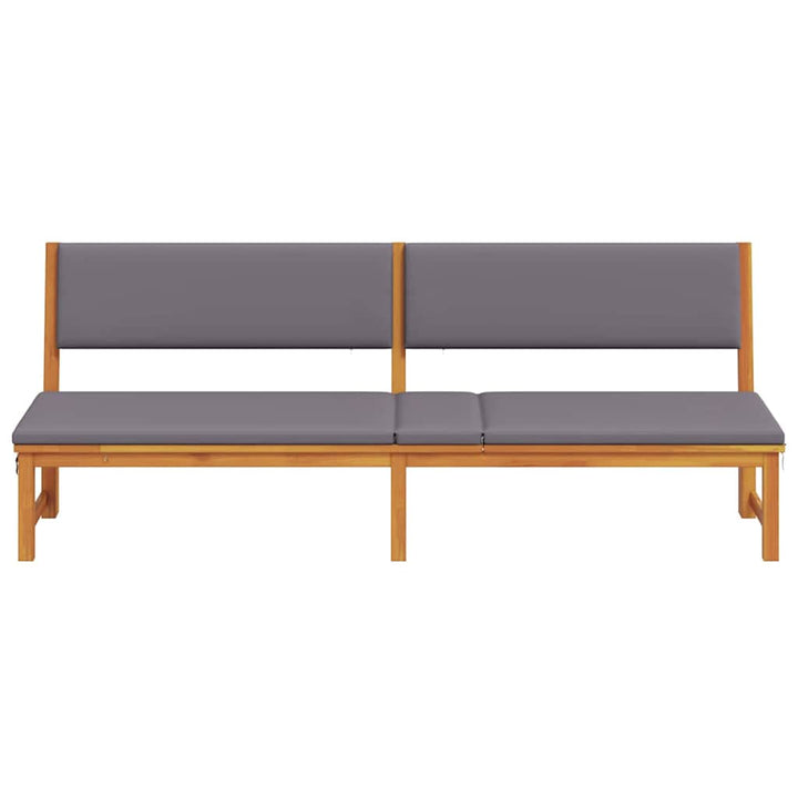Solstol Olie Naturlig 200 x 57 x 75 cm Massivt akacietræ