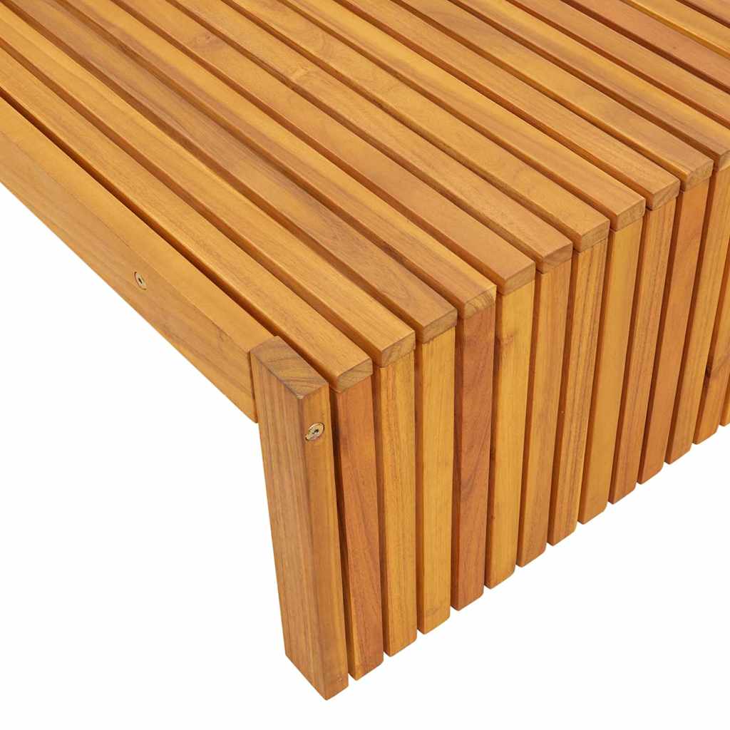 Solstol Brun 55 x 200 x 94cm Massivt akacietræ