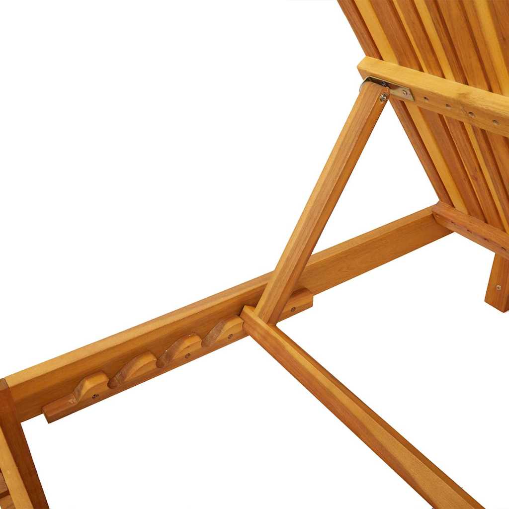 Solstol Brun 55 x 200 x 94cm Massivt akacietræ