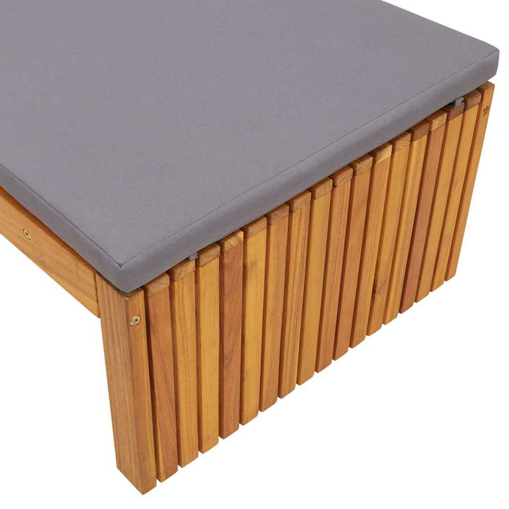 Solstol Olie Naturlig 200 x 55 x 94 cm Massivt akacietræ