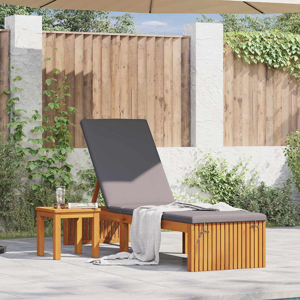 Solstol Olie Naturlig 200 x 55 x 94 cm Massivt akacietræ