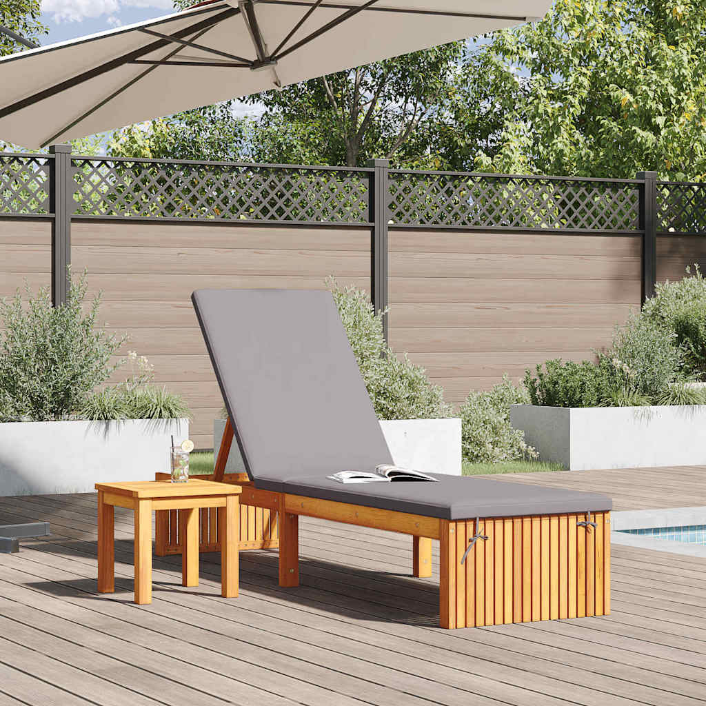 Solstol Olie Naturlig 200 x 55 x 94 cm Massivt akacietræ