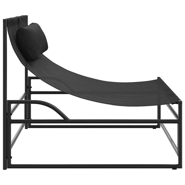 havestol antracit 87x74x73 cm stål og textilene