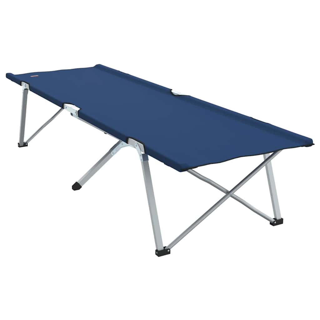 Foldende Camping Seng 2 pcs Blå 194 x 62,5 x 42,5 cm