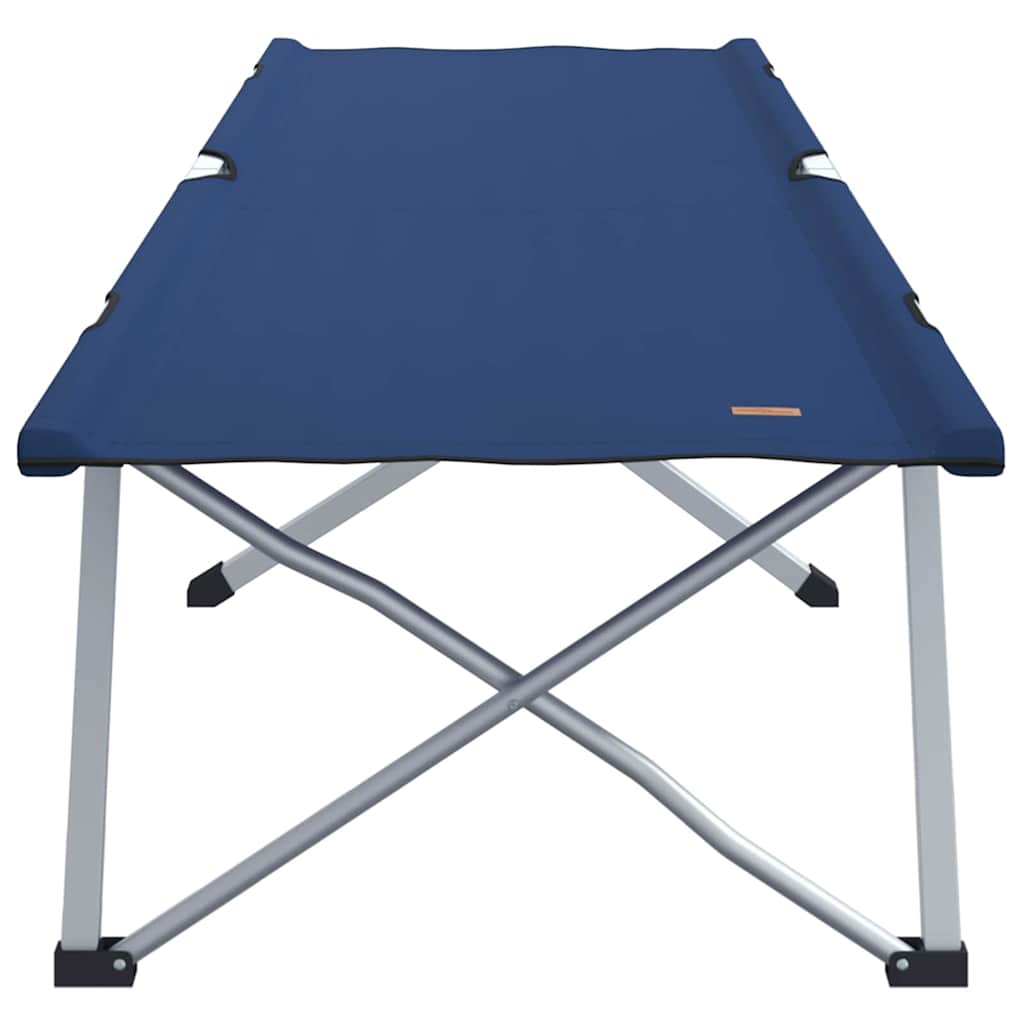 Foldende Camping Seng 2 pcs Blå 194 x 62,5 x 42,5 cm