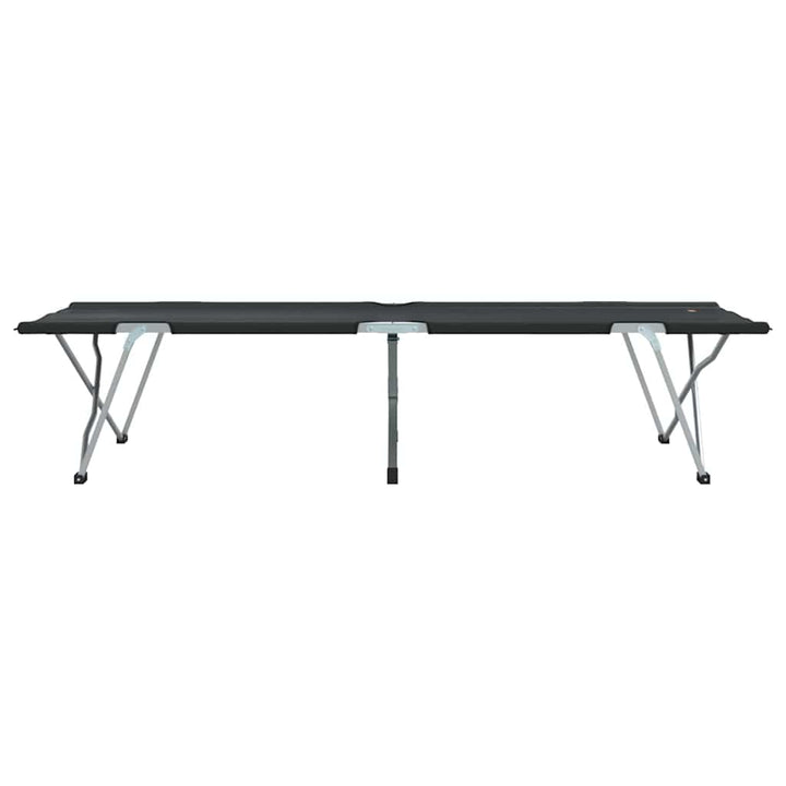 Foldende Camping Seng 2 pcs Sort 194 x 62,5 x 42,5 cm