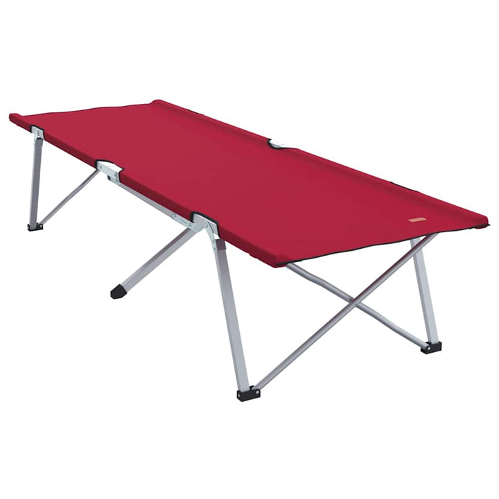 Foldende Camping Seng 2 pcs Rød 194 x 62,5 x 42,5 cm