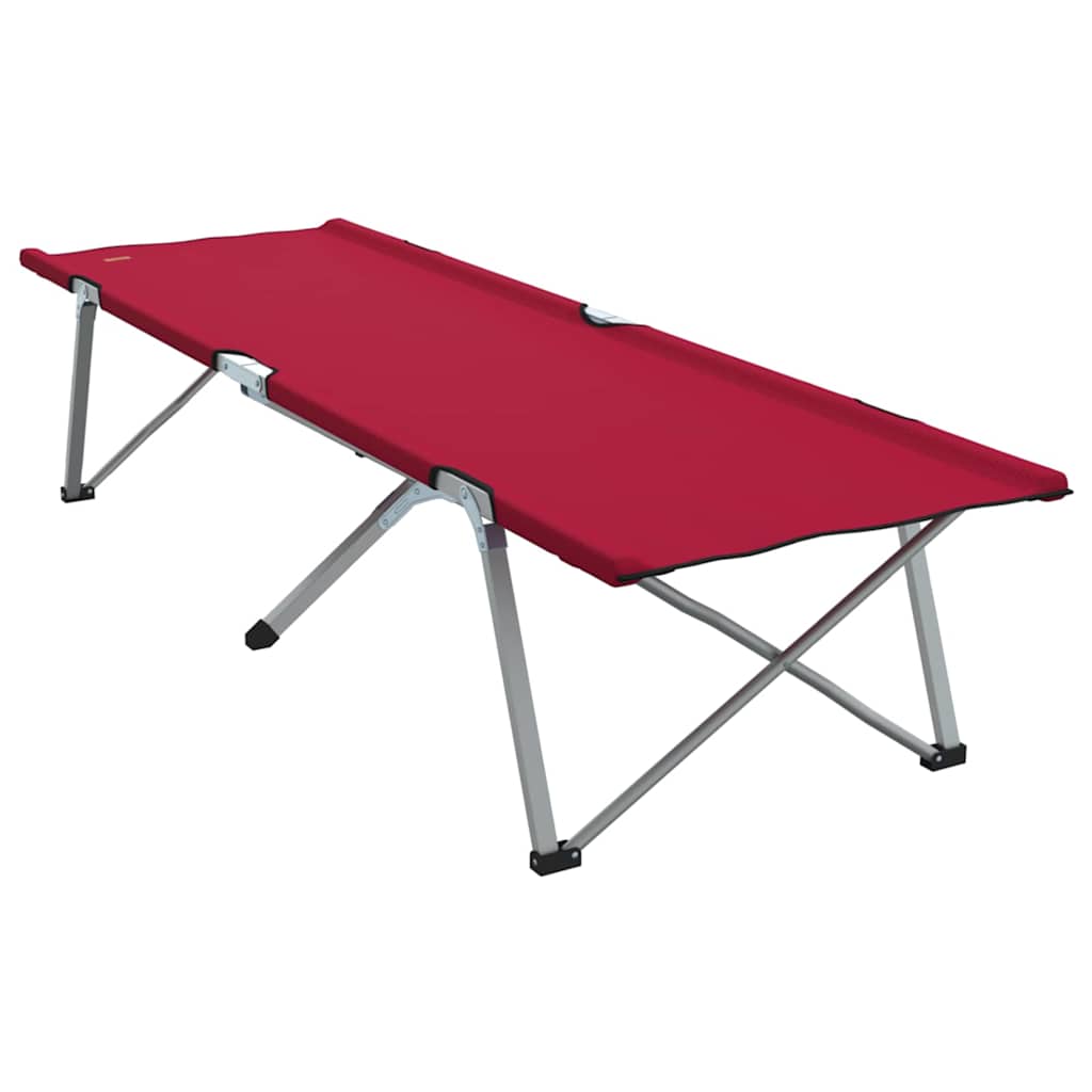 Foldende Camping Seng 2 pcs Rød 194 x 62,5 x 42,5 cm