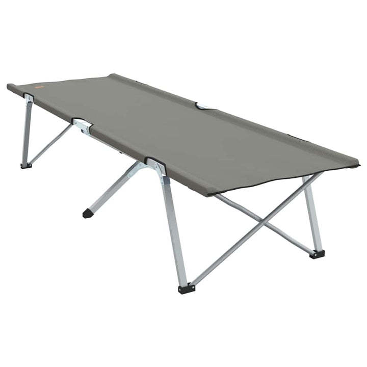 Foldende Camping Seng 2 pcs Grå 194 x 62,5 x 42,5 cm