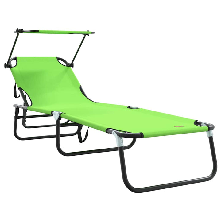 Foldestol Grøn 190 x 57 x 81 cm oxford