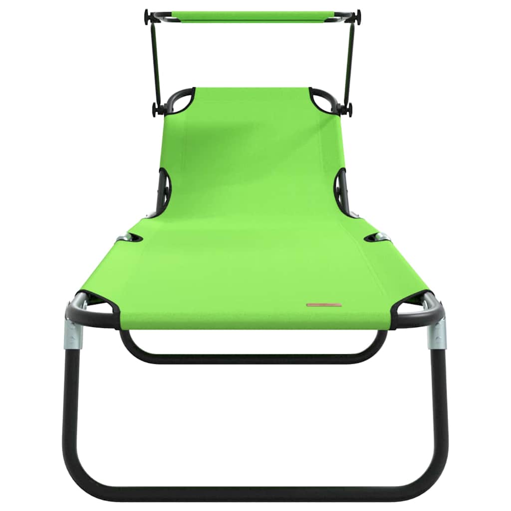 Foldestol Grøn 190 x 57 x 81 cm oxford
