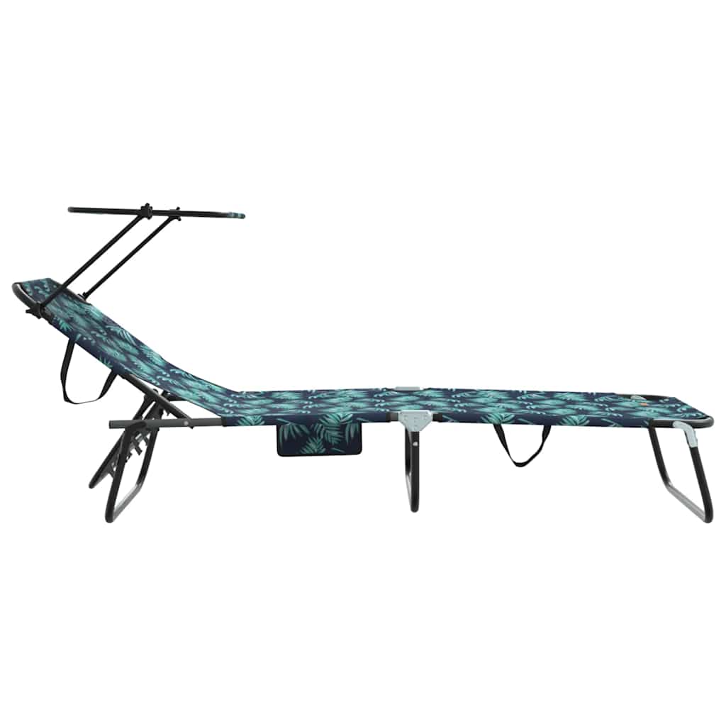 Foldestol 2 pcs Flerfarvet 190 x 57 x 81 cm oxford