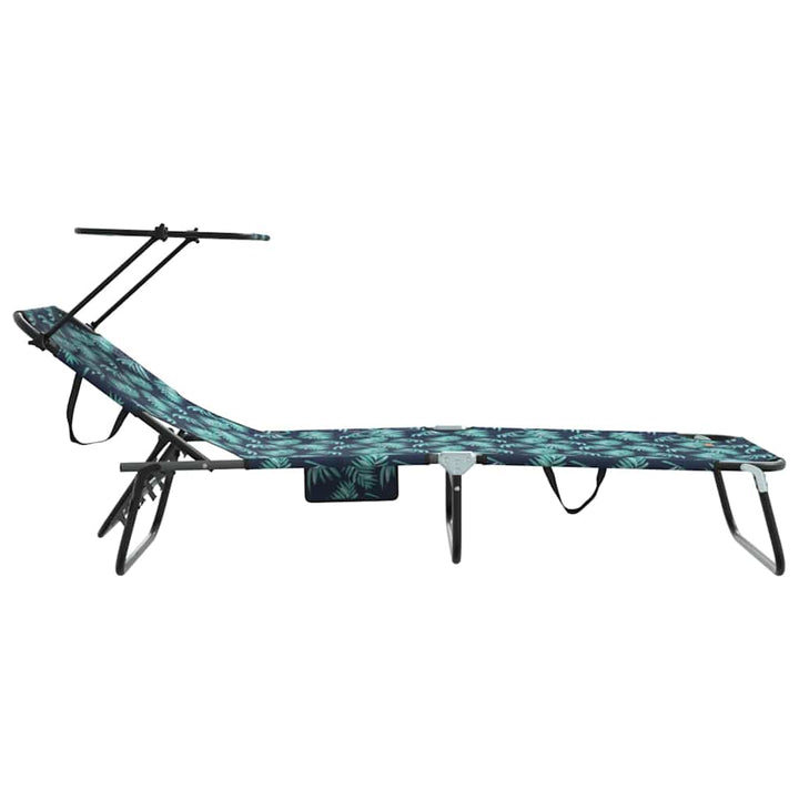 Foldestol 2 pcs Flerfarvet 190 x 57 x 81 cm oxford