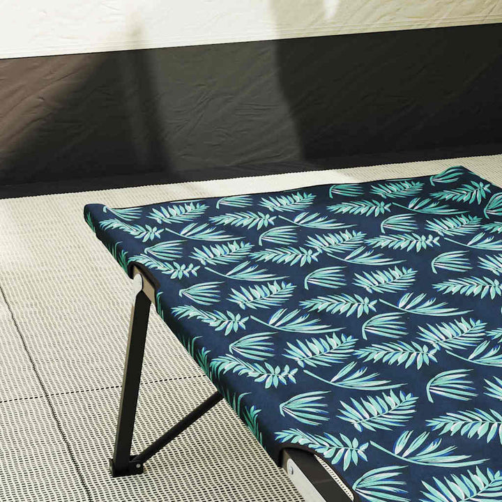 Foldende Camping Seng Blad 2 pcs Skov 206 x 76 x 74 cm