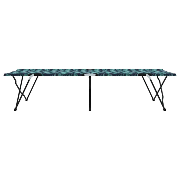 Foldende Camping Seng Blad 2 pcs Skov 206 x 76 x 74 cm