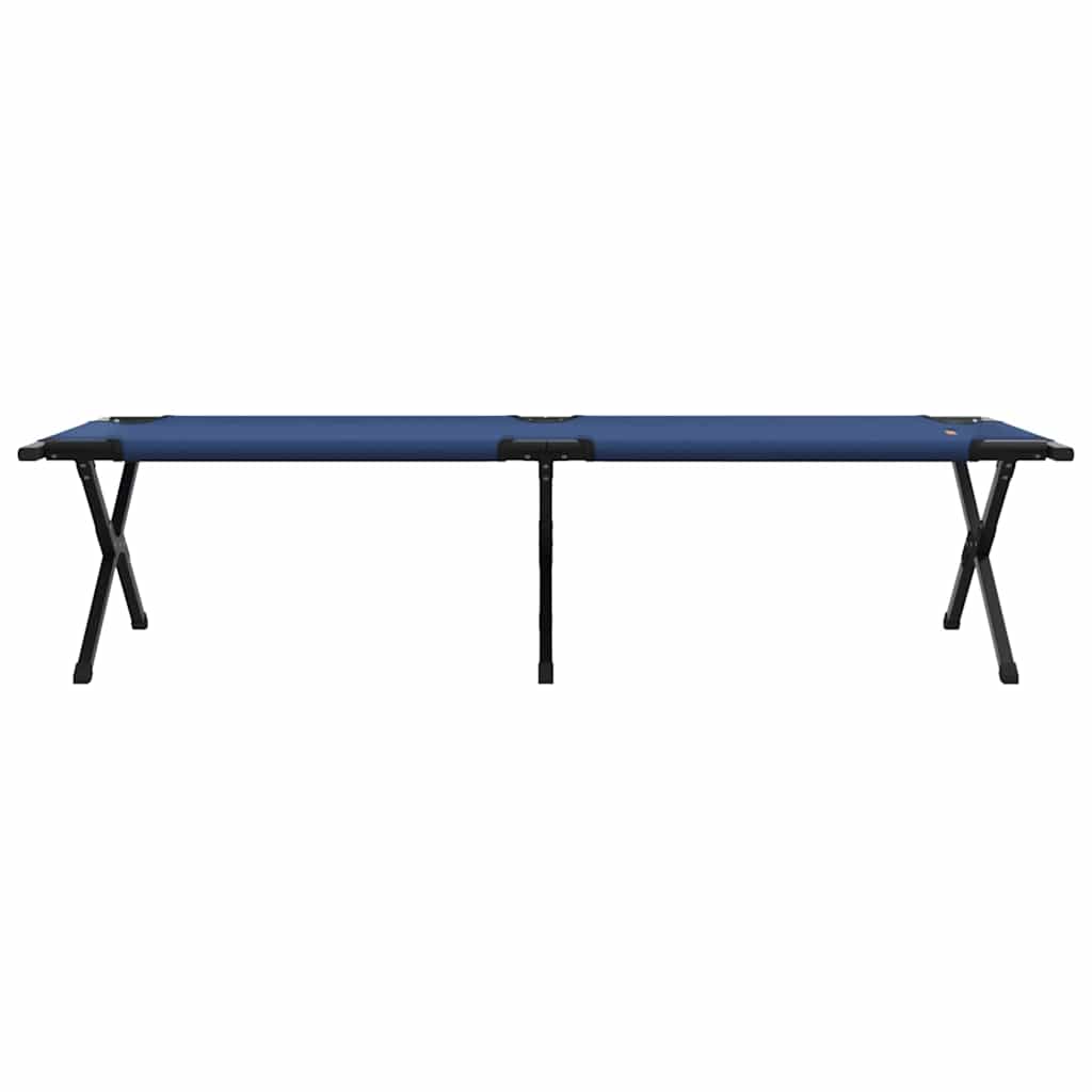 Foldende Camping Seng Blå 193 x 69 x 45 cm Oxford stof