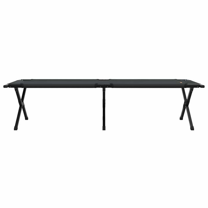 Foldende Camping Seng Sort 193 x 69 x 45 cm Oxford stof