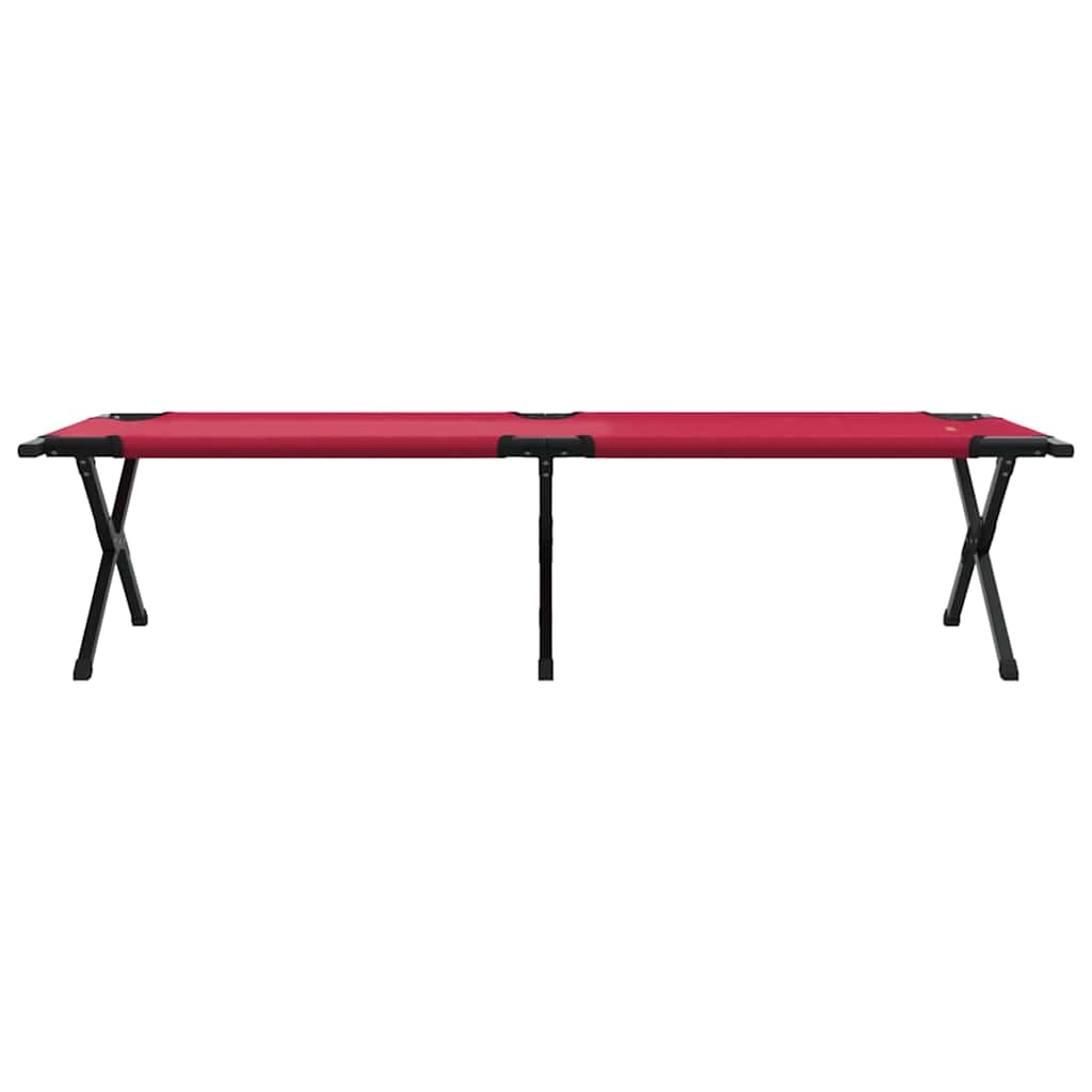 Foldende Camping Seng Rød 193 x 69 x 45 cm Oxford stof