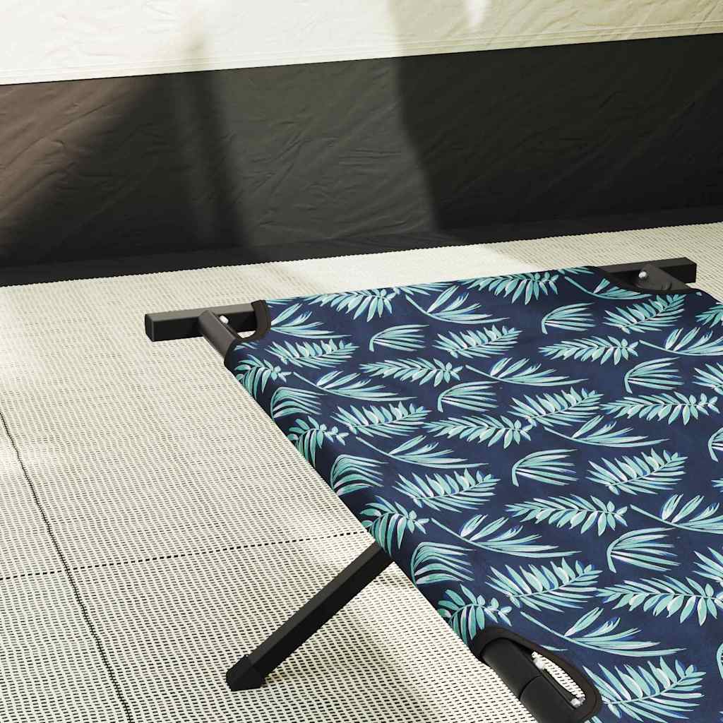 Foldende Camping Seng Blad Skov 193 x 69 x 45 cm Oxford stof