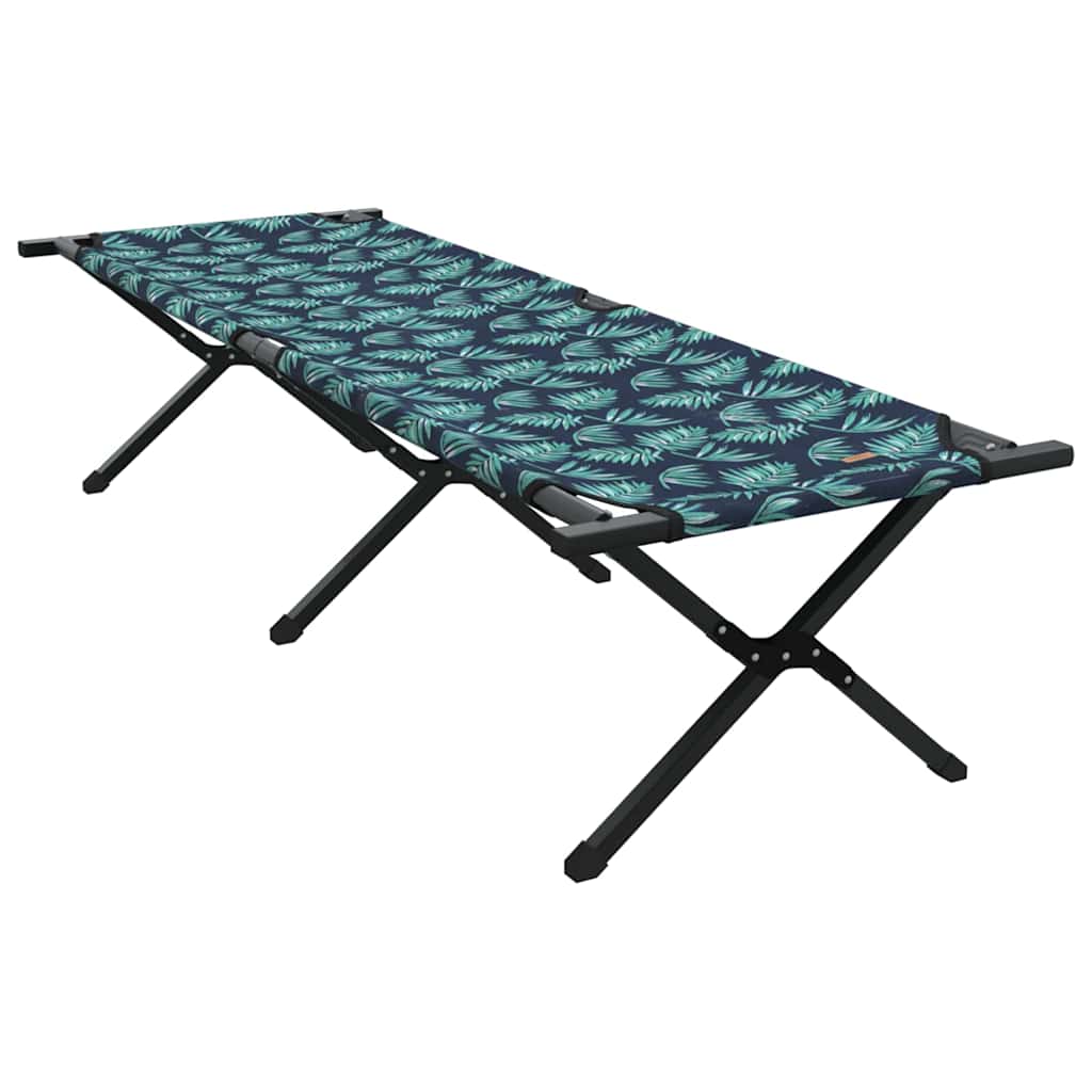 Foldende Camping Seng Blad Skov 193 x 69 x 45 cm Oxford stof