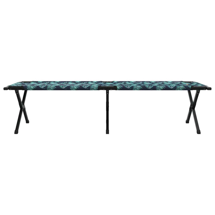 Foldende Camping Seng Blad Skov 193 x 69 x 45 cm Oxford stof