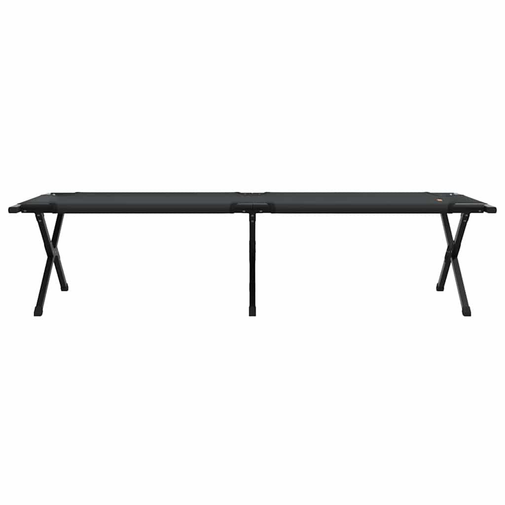 Foldende Camping Seng 2 pcs Sort 193 x 69 x 45 cm Oxford stof