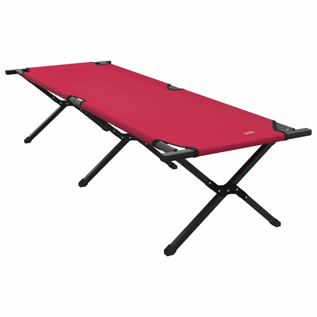 Foldende Camping Seng 2 pcs Rød 193 x 69 x 45 cm Oxford stof