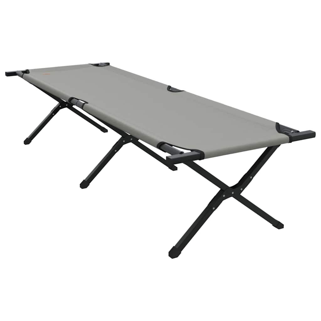 Foldende Camping Seng 2 stk. Grå 193 x 69 x 45 cm Oxford stof