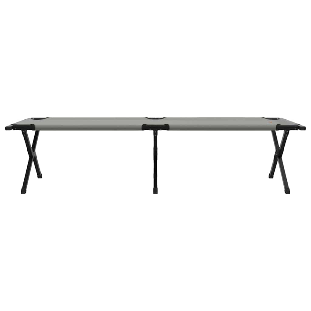 Foldende Camping Seng 2 stk. Grå 193 x 69 x 45 cm Oxford stof