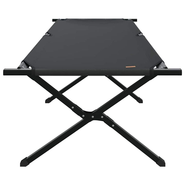 Foldende Camping Seng Sort 210 x 80 x 46 cm Oxford stof
