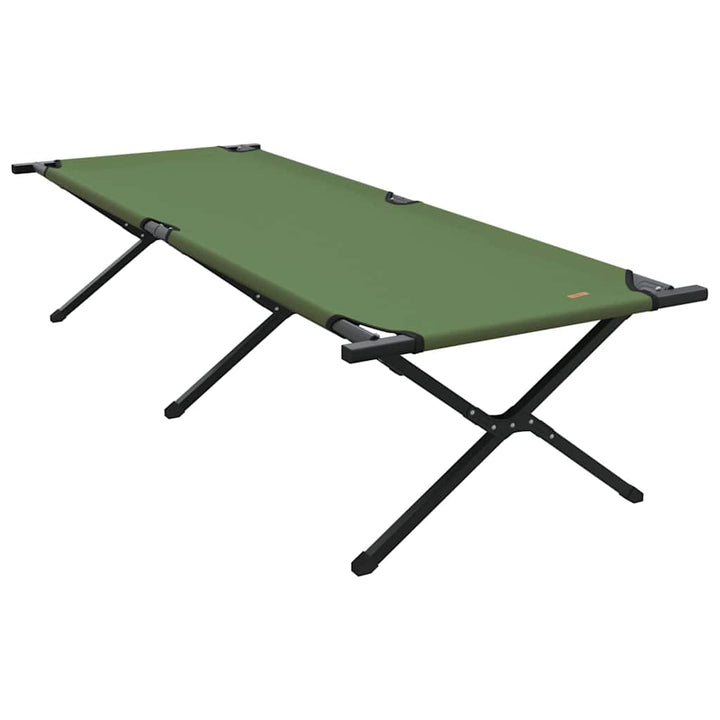 Foldende Camping Seng Grøn 210 x 80 x 46 cm Oxford stof