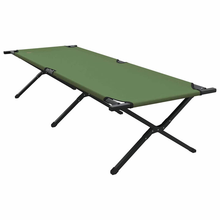 Foldende Camping Seng Grøn 210 x 80 x 46 cm Oxford stof