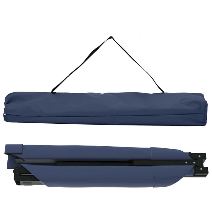 Foldende Camping Seng 2 pcs Blå 210 x 80 x 46 cm Oxford stof