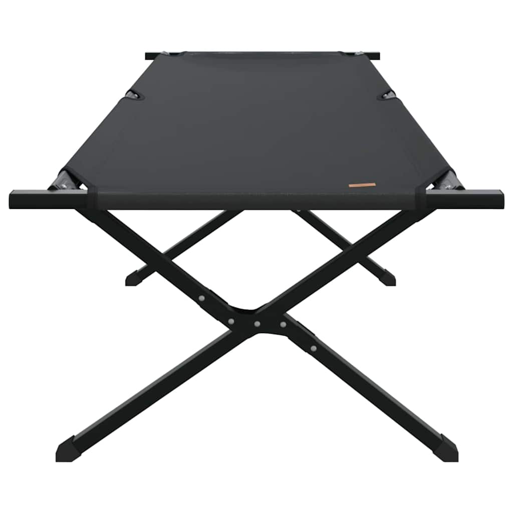 Foldende Camping Seng 2 pcs Sort 210 x 80 x 46 cm Oxford stof