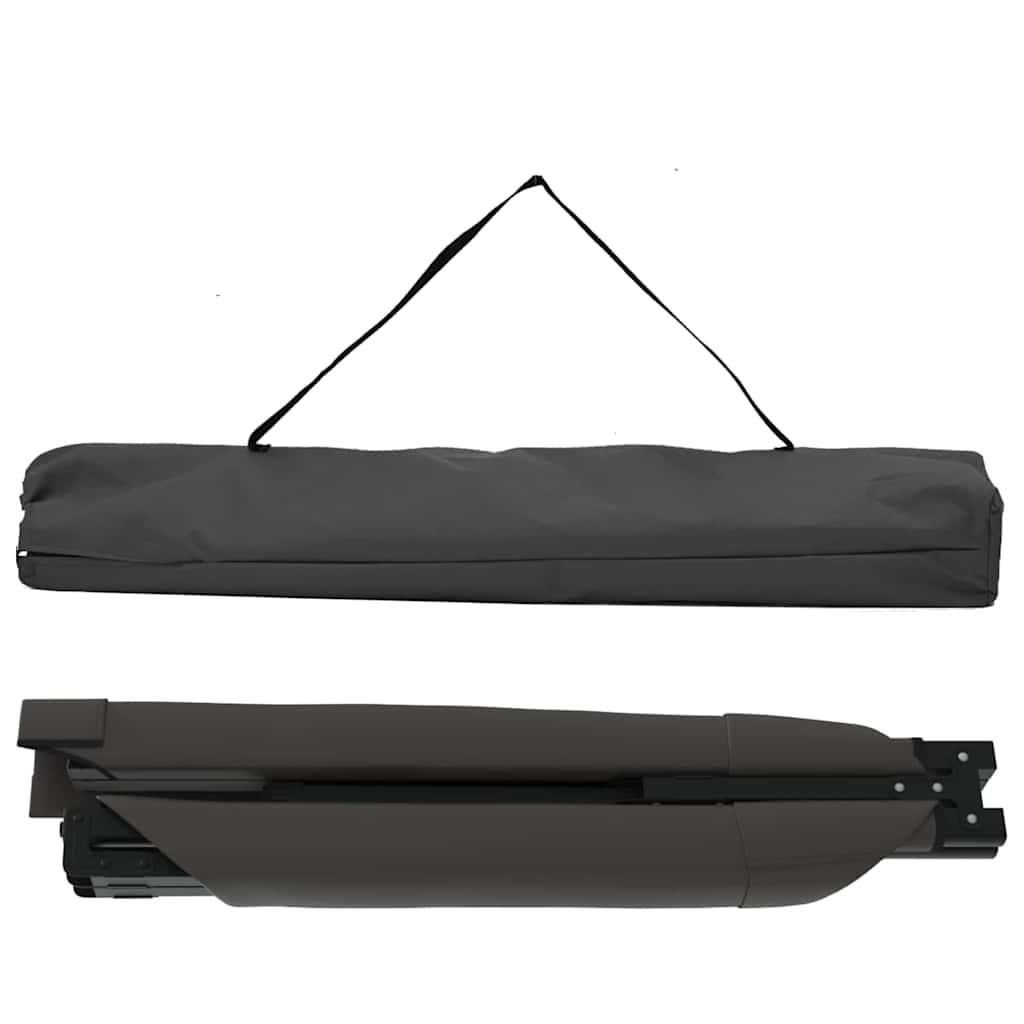 Foldende Camping Seng 2 pcs Sort 210 x 80 x 46 cm Oxford stof