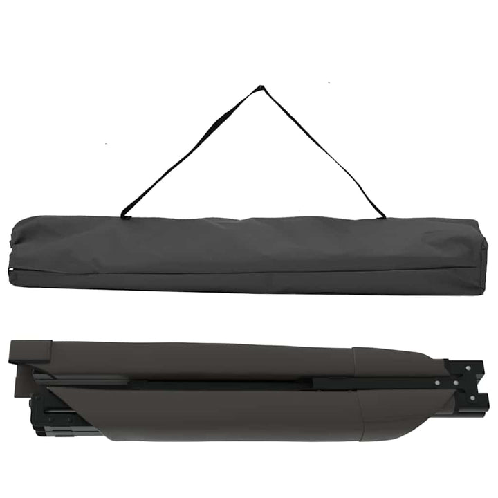 Foldende Camping Seng 2 pcs Sort 210 x 80 x 46 cm Oxford stof