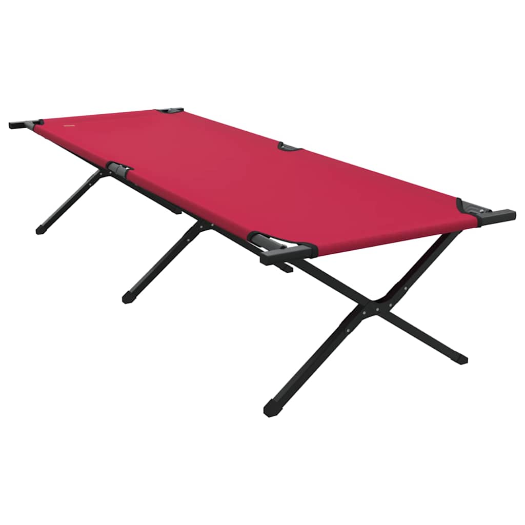 Foldende Camping Seng 2 pcs Rød 210 x 80 x 46 cm Oxford stof