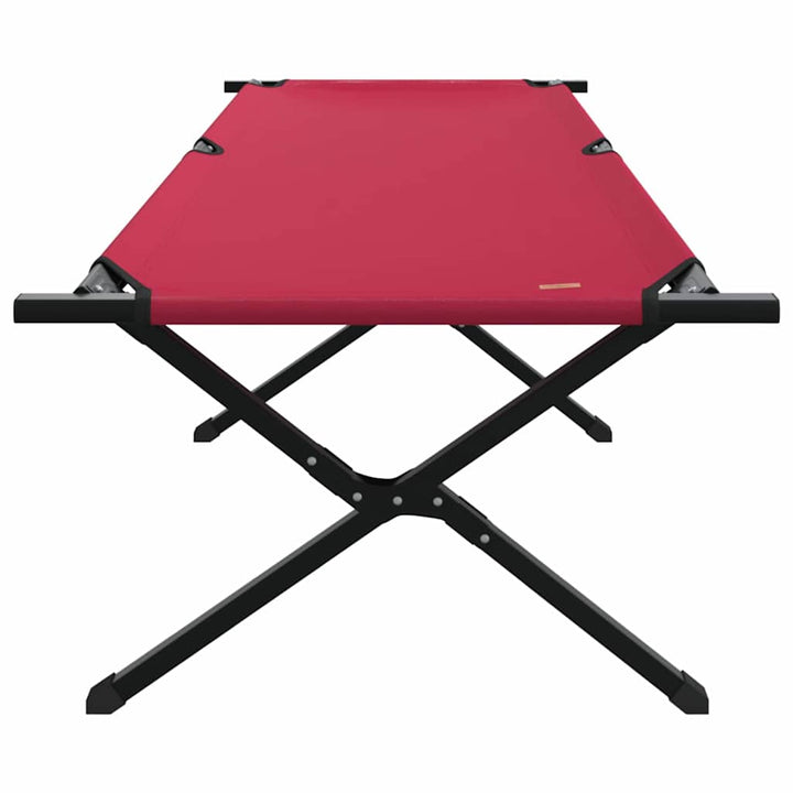 Foldende Camping Seng 2 pcs Rød 210 x 80 x 46 cm Oxford stof