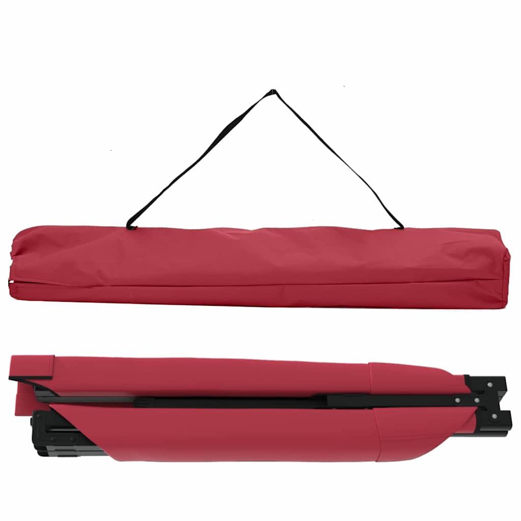 Foldende Camping Seng 2 pcs Rød 210 x 80 x 46 cm Oxford stof