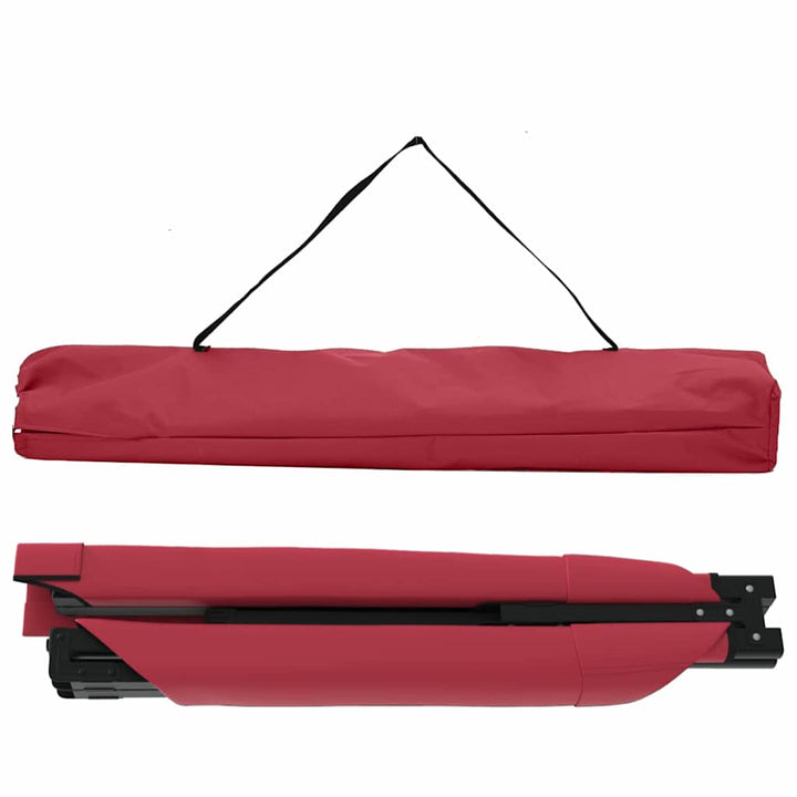 Foldende Camping Seng 2 pcs Rød 210 x 80 x 46 cm Oxford stof