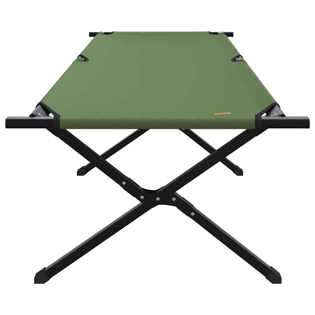 Foldende Camping Seng 2 pcs Grøn 210 x 80 x 46 cm Oxford stof