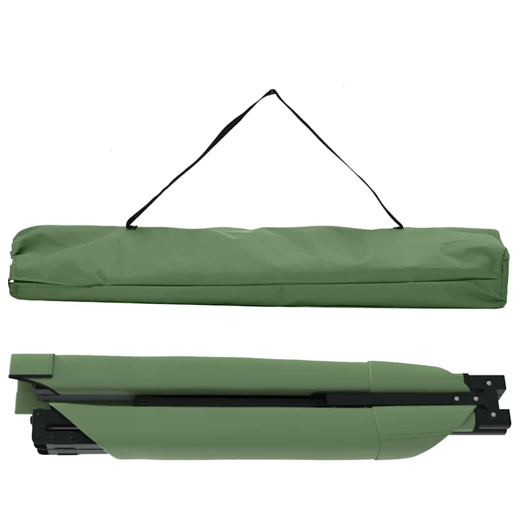 Foldende Camping Seng 2 pcs Grøn 210 x 80 x 46 cm Oxford stof