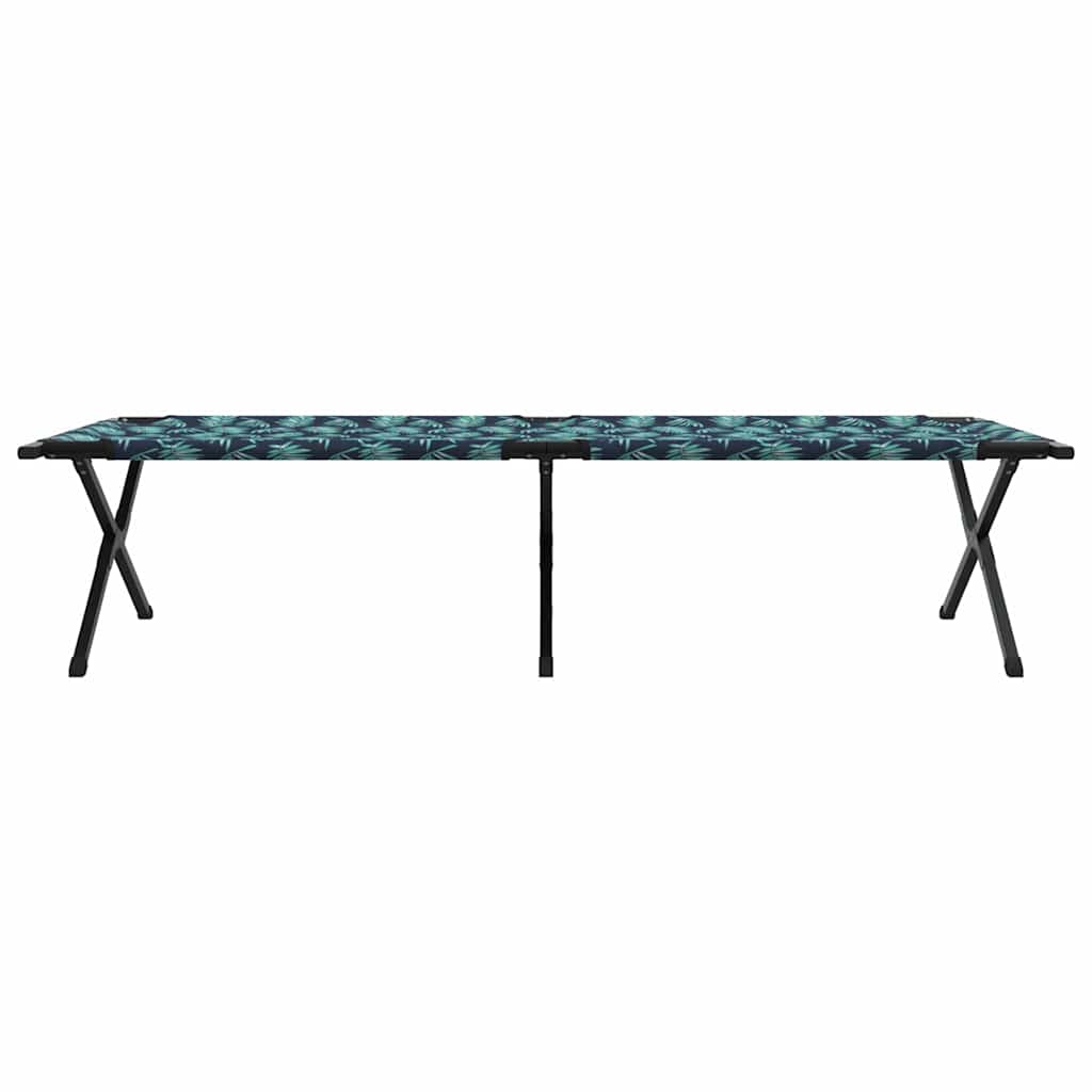 Foldende Camping Seng 2 pcs Skov 210 x 80 x 46 cm Oxford stof