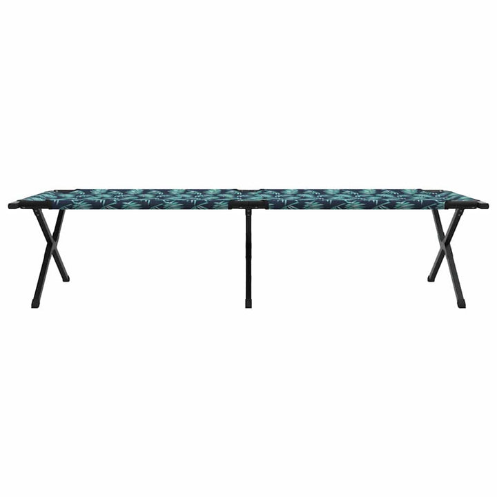 Foldende Camping Seng 2 pcs Skov 210 x 80 x 46 cm Oxford stof
