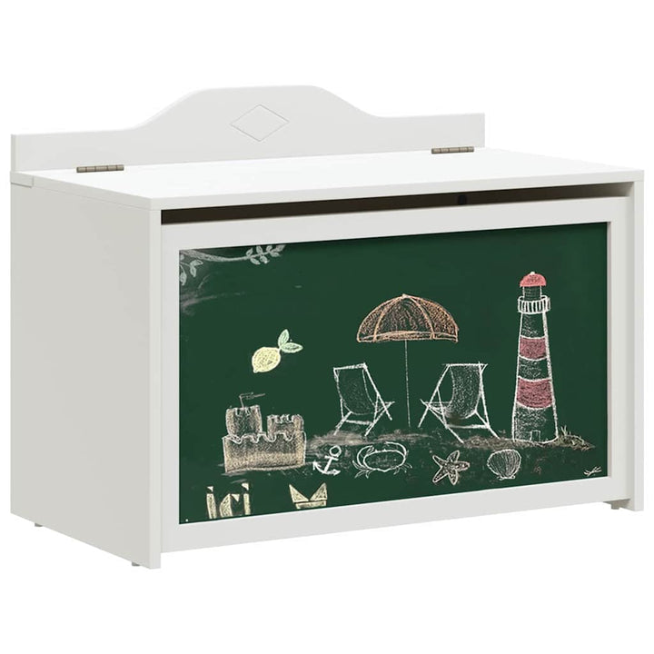 Kasse med opbevaring og tavlefront ROROS Hvid 73 x 40 x 55 cm