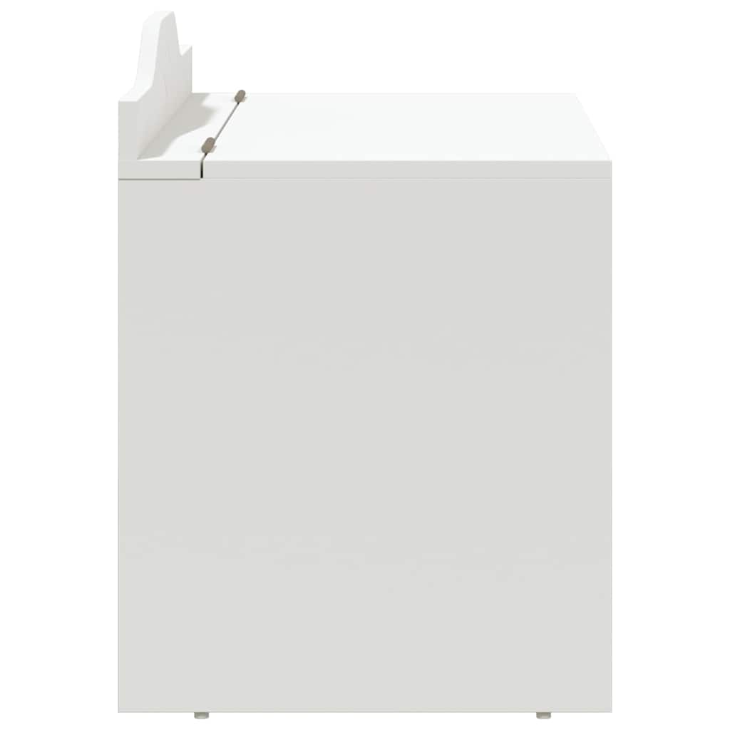 Kasse med opbevaring og tavlefront ROROS Hvid 73 x 40 x 55 cm